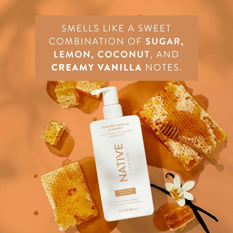 Native Fall Limited Edition Volumizing Toasted Vanilla & Honey Shampoo 16.5 - fl oz