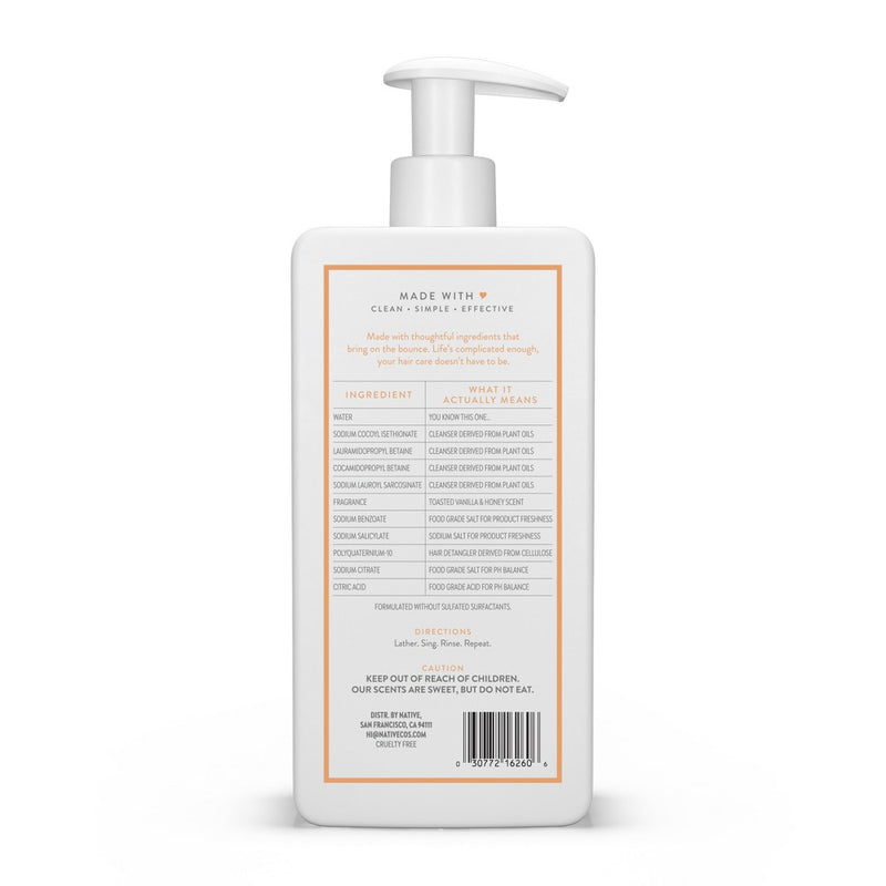 Native Fall Limited Edition Volumizing Toasted Vanilla & Honey Shampoo 16.5 - fl oz