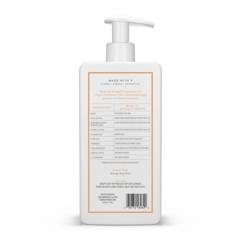 Native Fall Limited Edition Volumizing Toasted Vanilla & Honey Conditioner - 16.5 fl oz