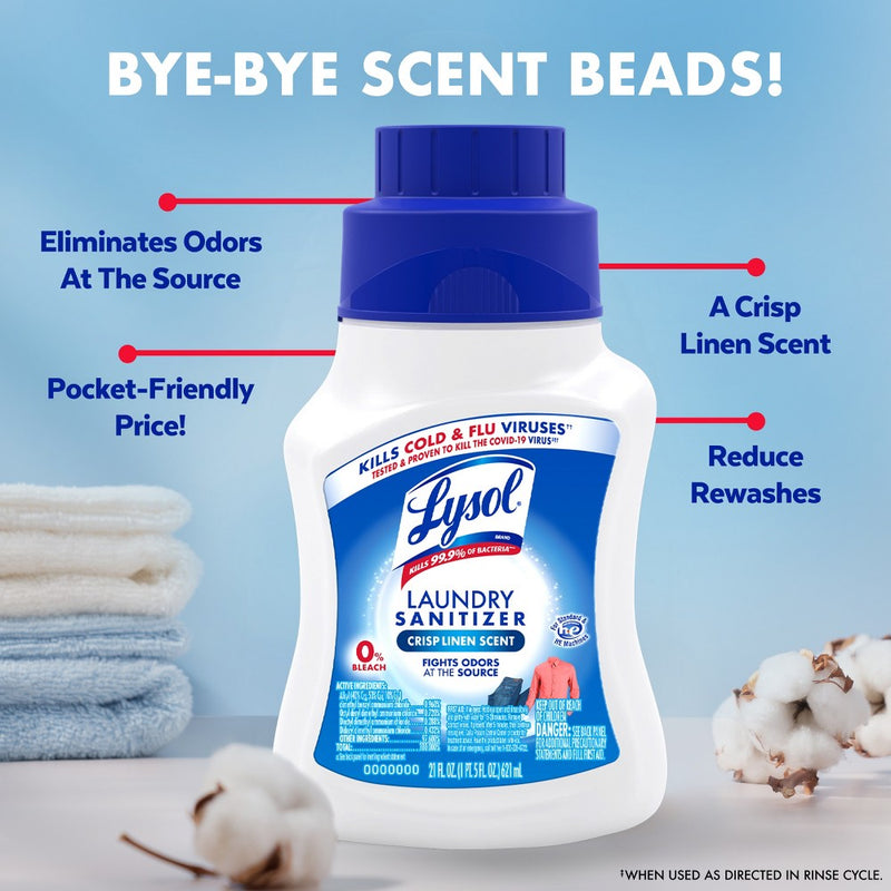 Lysol Laundry Sanitizer - Crisp Linen - 21 fl oz