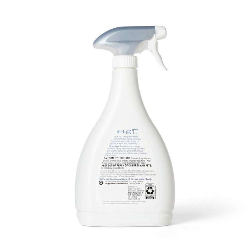 Heavy Duty Fabric Refresher - Fresh Clean - 27 fl oz - up&up