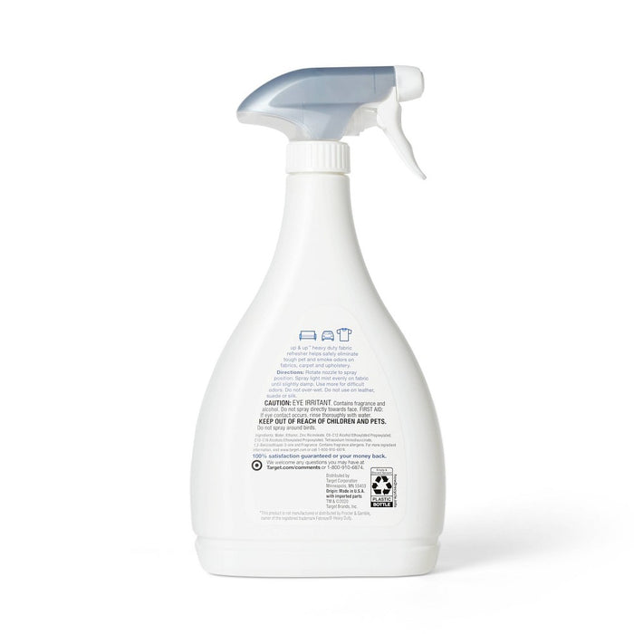 Heavy Duty Fabric Refresher - Fresh Clean - 27 fl oz - up&up