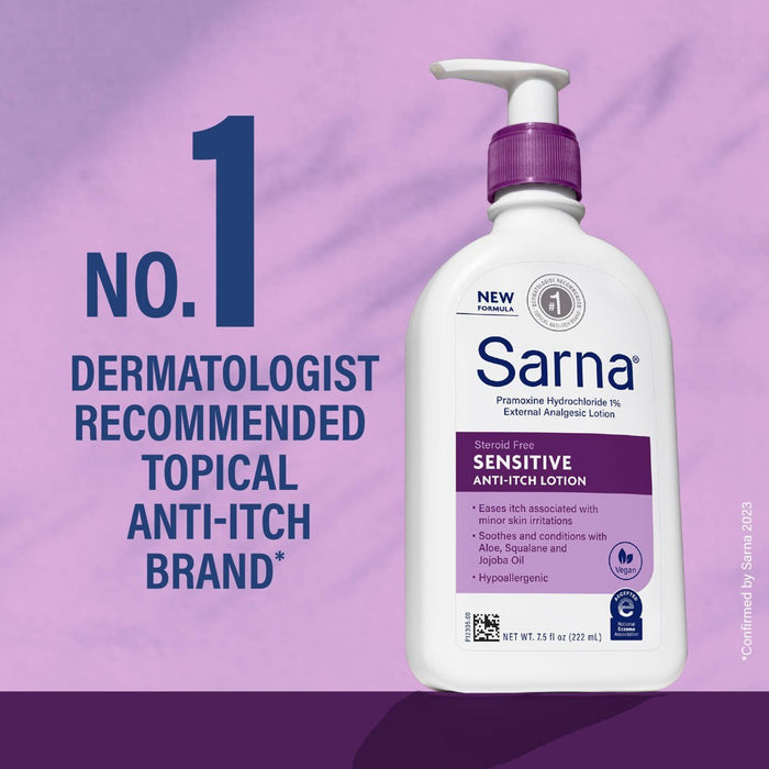 Sarna Sensitive Steroid-Free Anti-Itch Lotion - 7.5oz