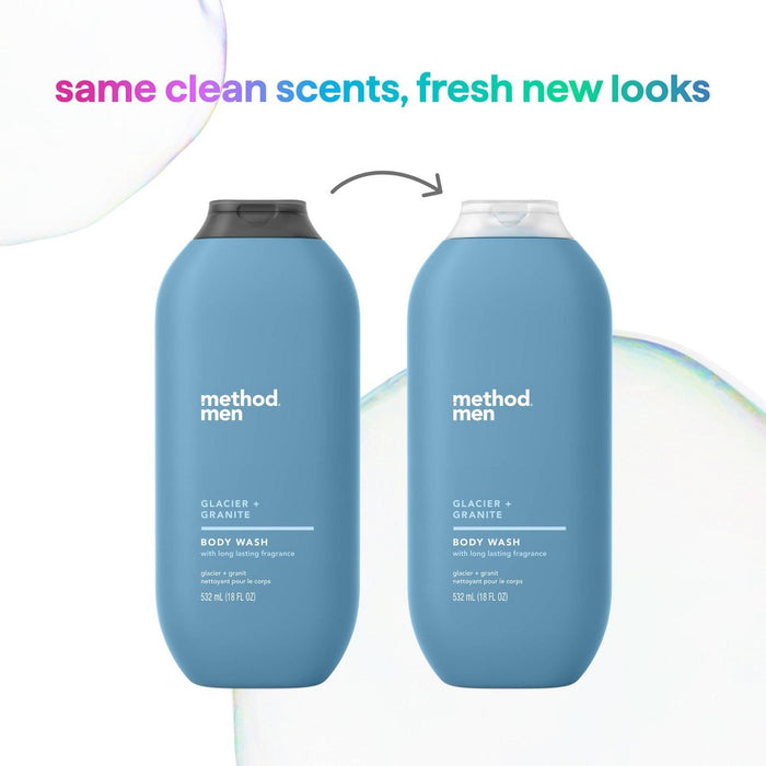 Method Men's Body Wash - Glacier + Granite - 18 fl oz