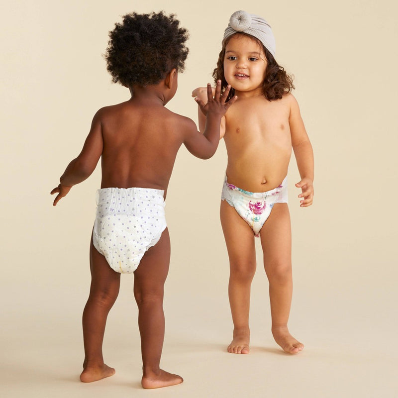 The Honest Company Clean Conscious Disposable Diapers Young At Heart & Rose Blossom - Size 2 - 72ct