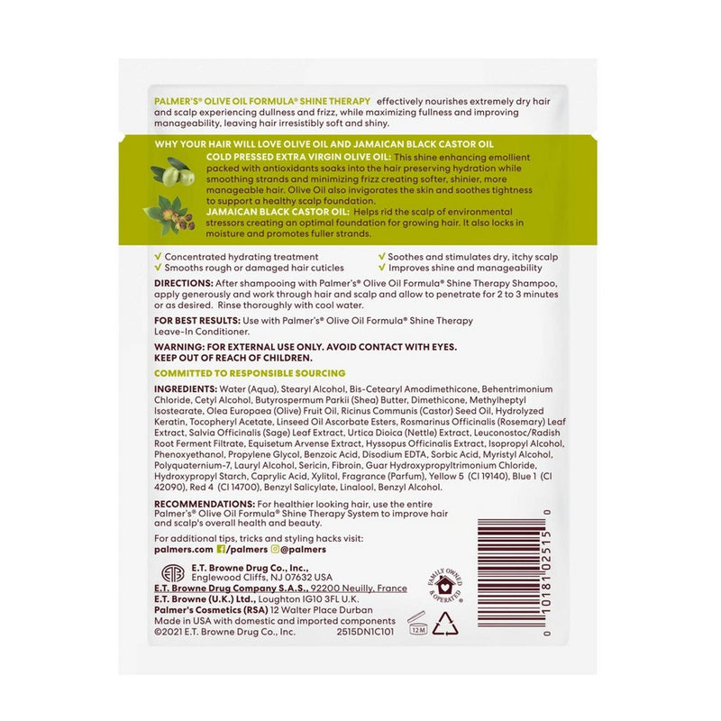 Palmer's Olive Oil Formula Deep Conditioning Hair Mask Pack - 2.1oz