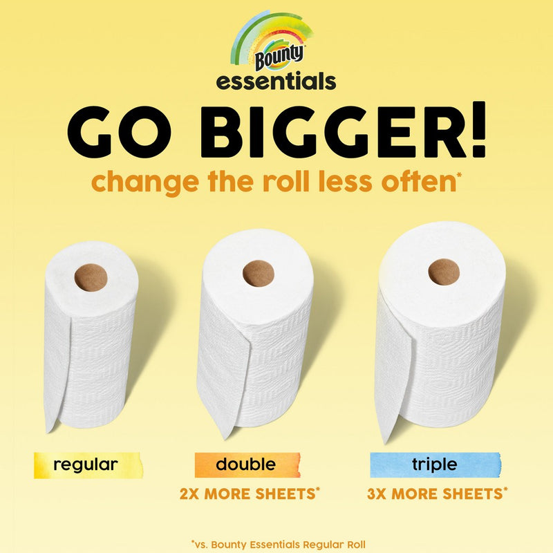 Bounty Essentials Select-A-Size Paper Towels - 2 Triple Rolls