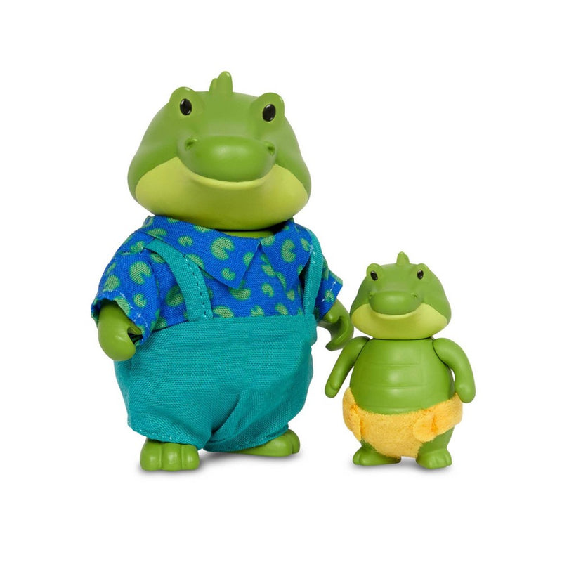 Li'l Woodzeez Bogglesby Alligator Family Small Figurine Set