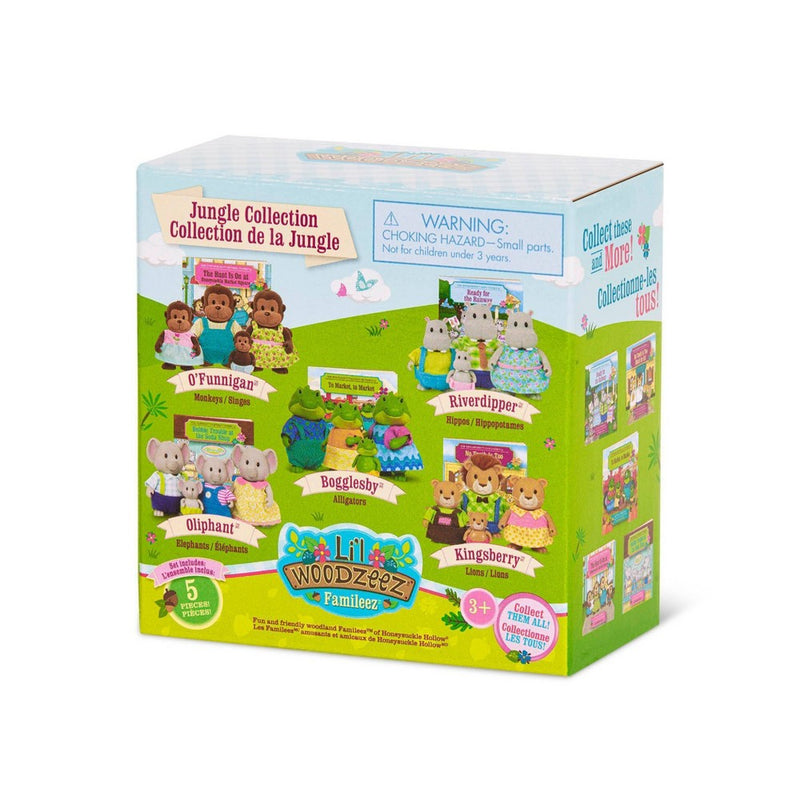 Li'l Woodzeez Bogglesby Alligator Family Small Figurine Set