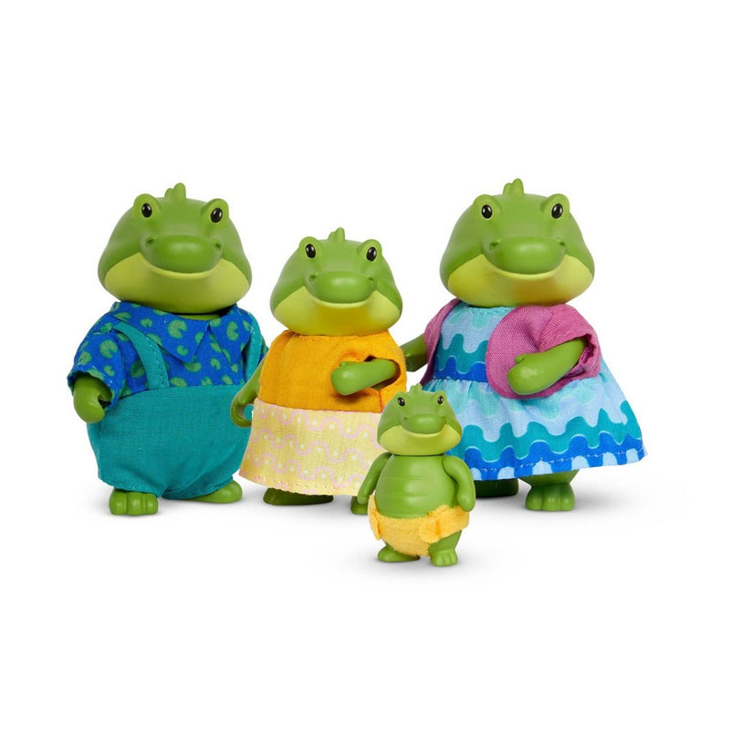 Li'l Woodzeez Bogglesby Alligator Family Small Figurine Set