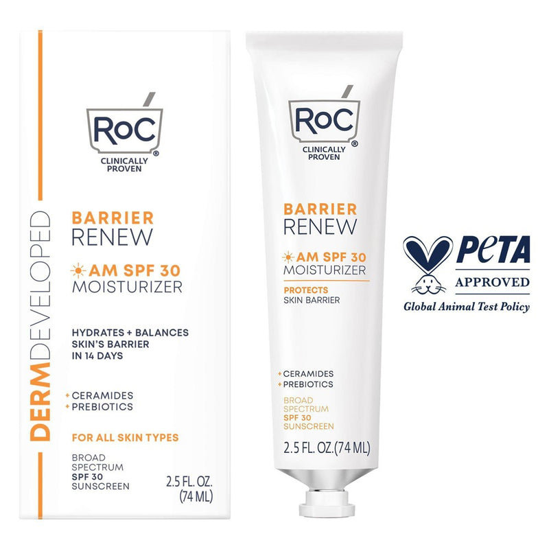 RoC Barrier Renew AM Face Moisturizer - 2.5oz