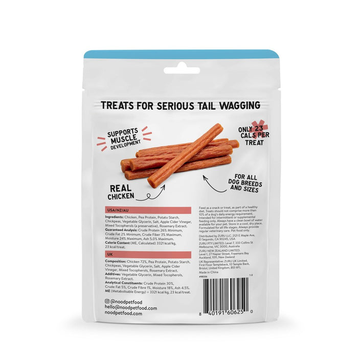 NOOD Pet Food Chicken Flavor Chewy Adult Dog Treat Sticks - 6oz
