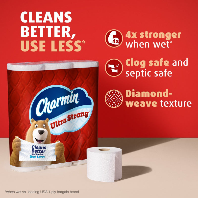 Charmin Ultra Strong Toilet Paper - 6 Mega Rolls