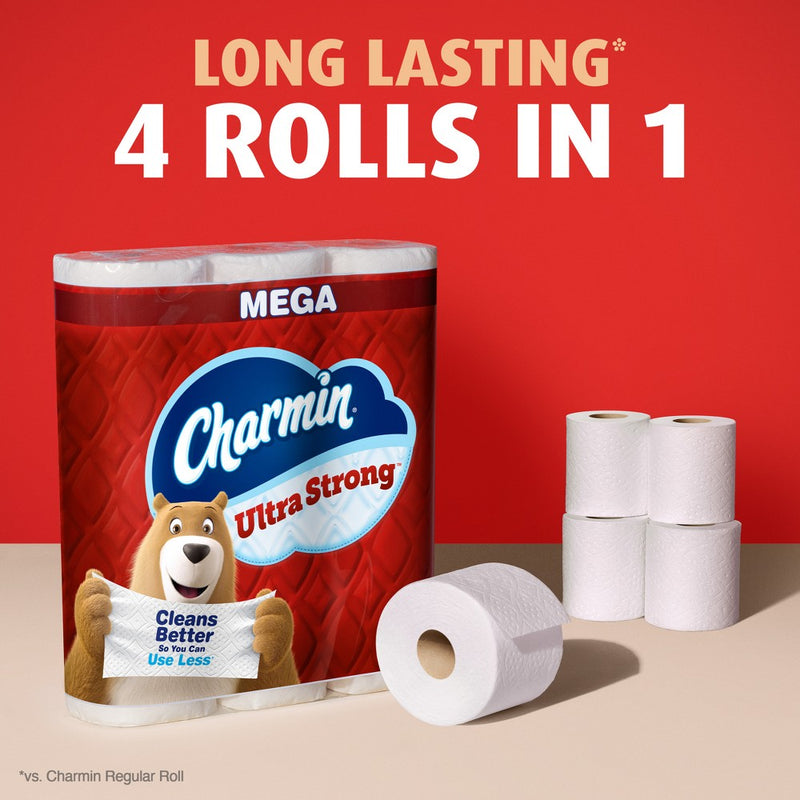 Charmin Ultra Strong Toilet Paper - 6 Mega Rolls