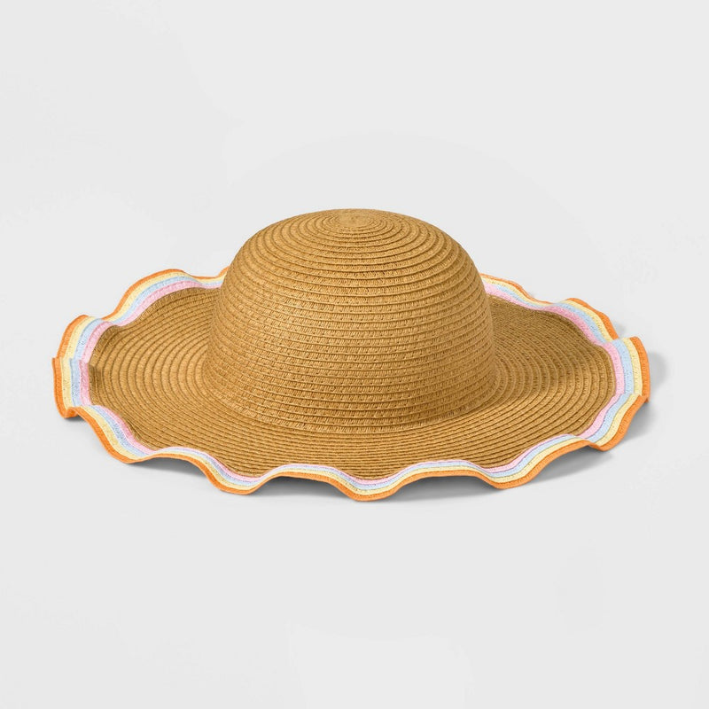 Toddler Girls' Floppy Hat - Cat & Jack Beige 2T-5T