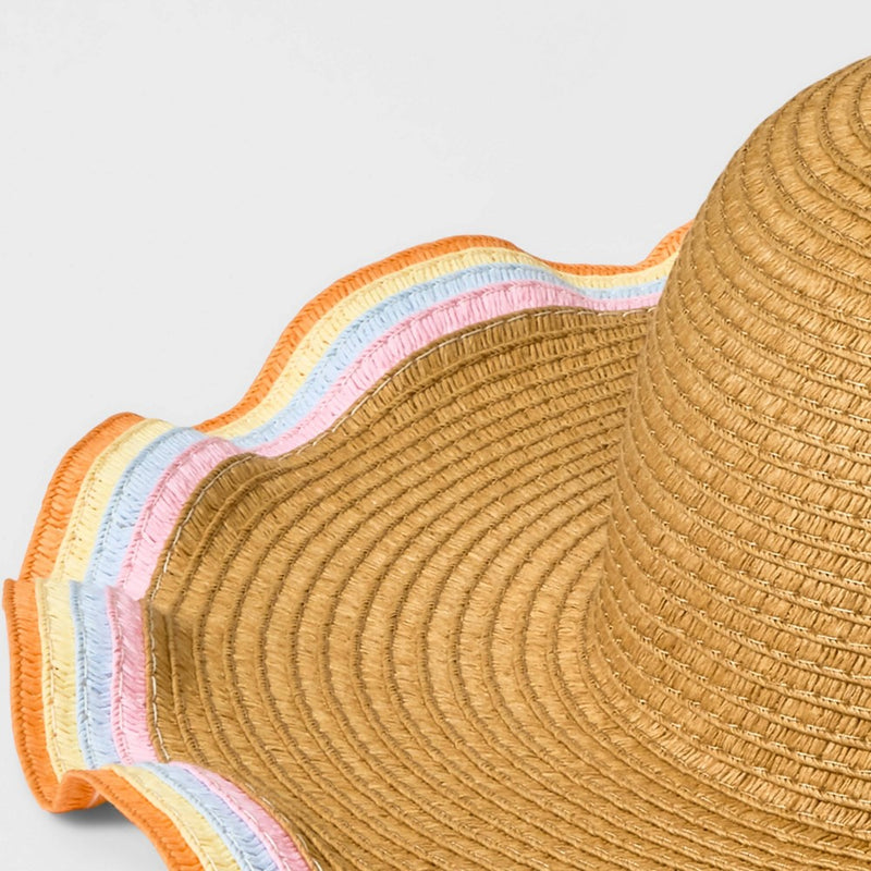 Toddler Girls' Floppy Hat - Cat & Jack Beige 2T-5T