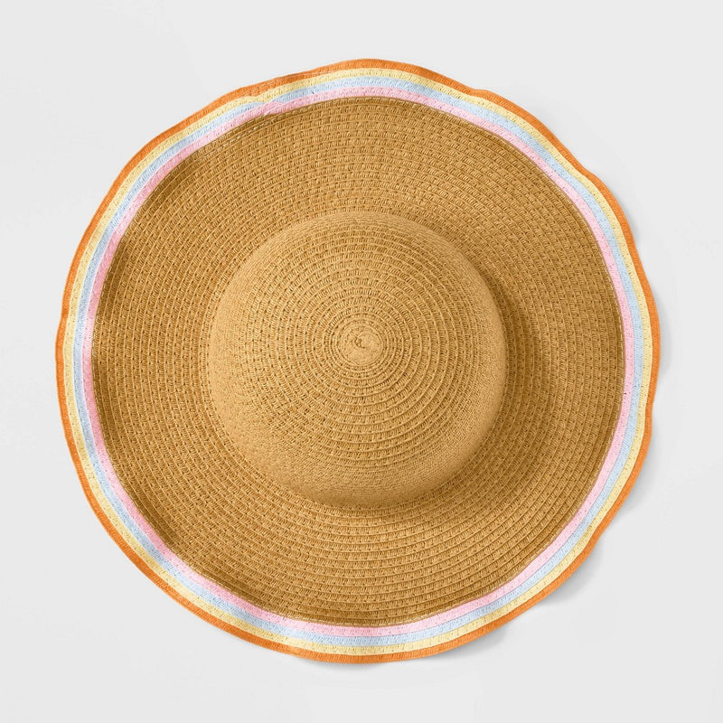 Toddler Girls' Floppy Hat - Cat & Jack Beige 2T-5T