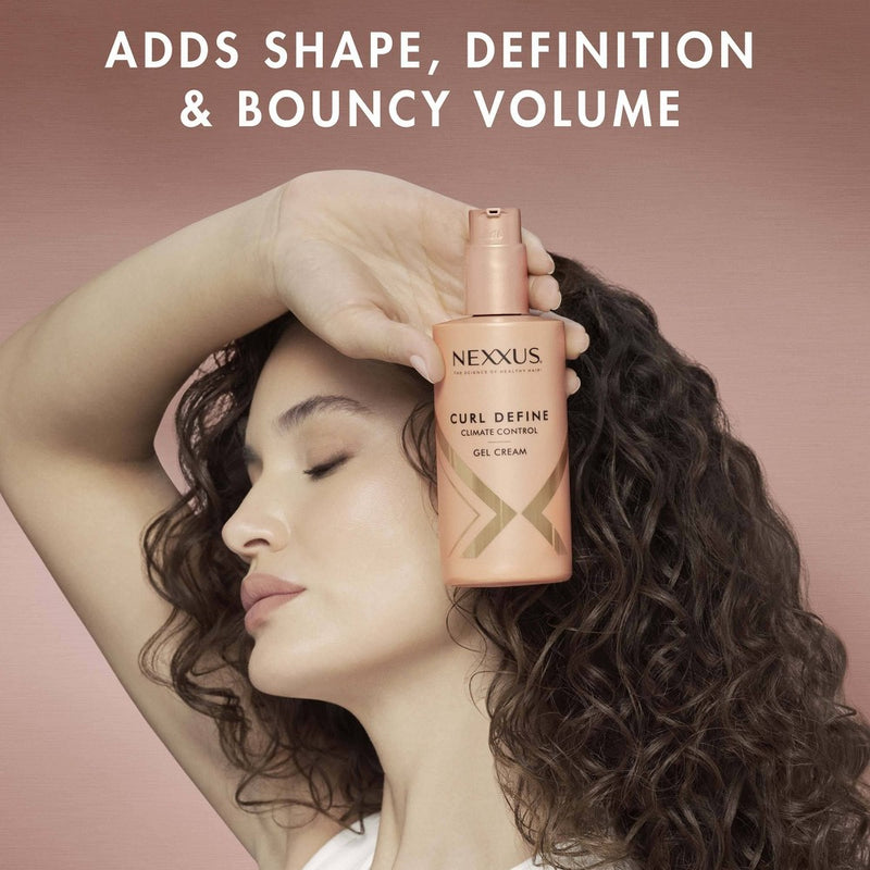 Nexxus Curl Define Climate Control Hair Gel Cream - 8oz