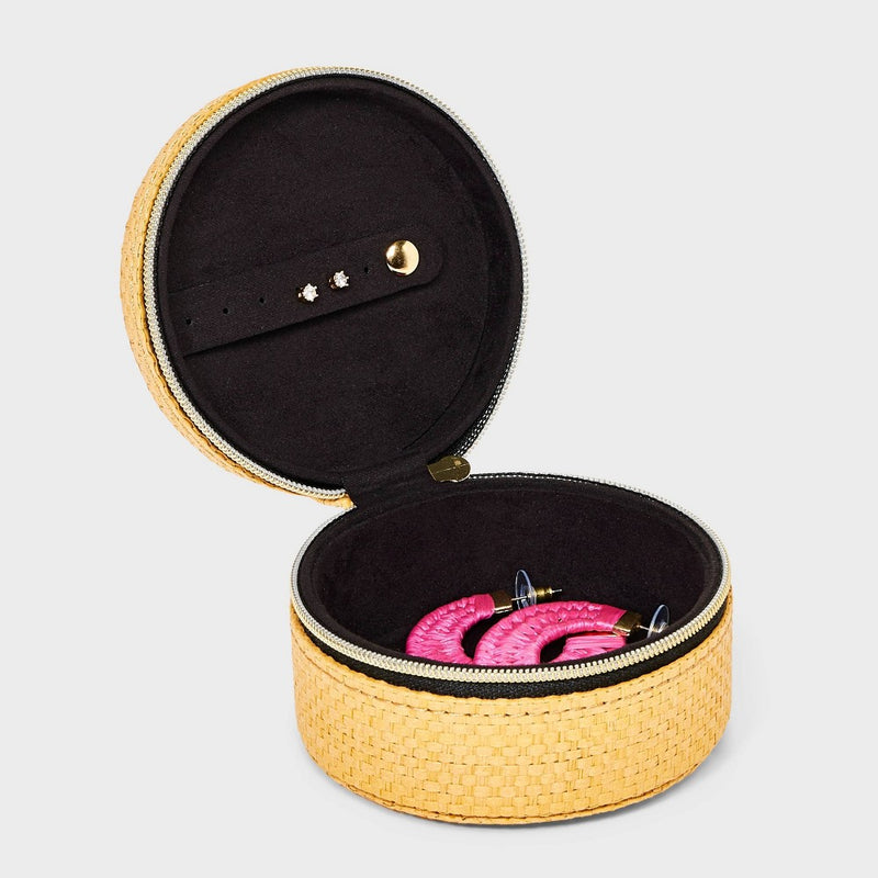 Round Jewelry Organizer - A New Day Brown