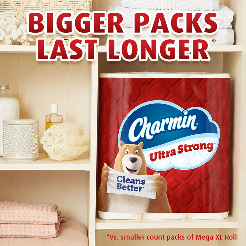 Charmin Ultra Strong Toilet Paper - 12 Mega XL Rolls