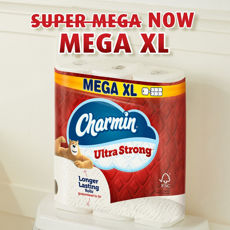 Charmin Ultra Strong Toilet Paper - 12 Mega XL Rolls