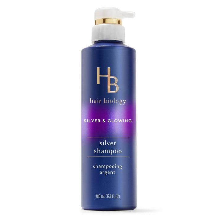 Hair Biology Purple Shampoo with Biotin for Gray Hair - 12.8 fl oz