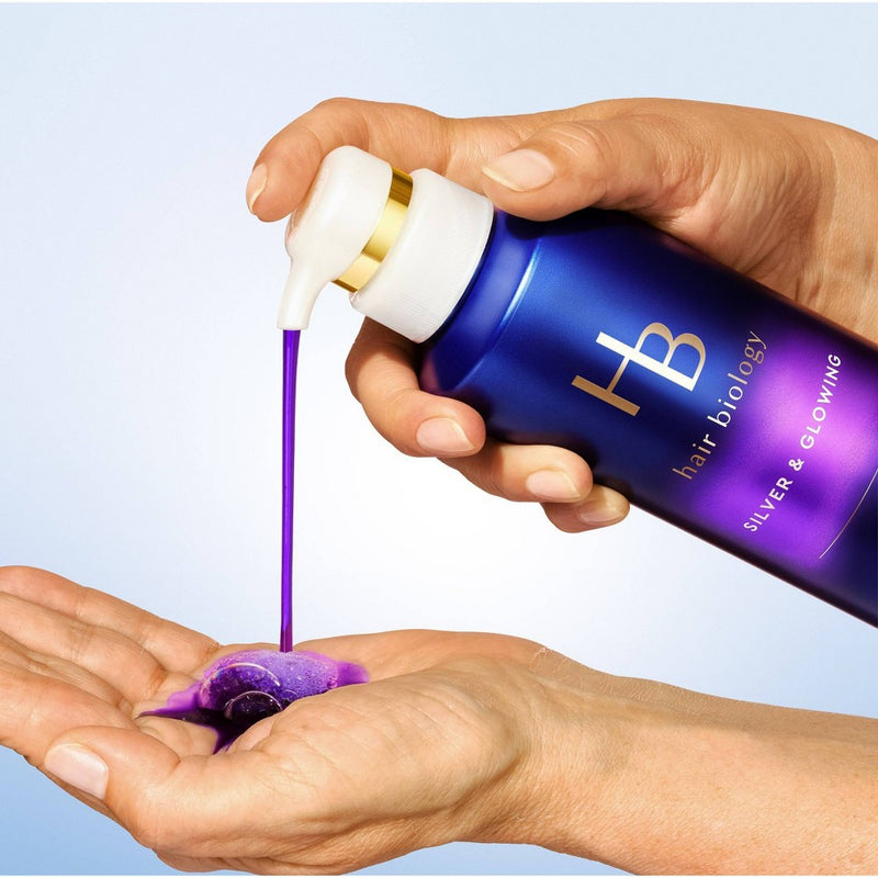 Hair Biology Purple Shampoo with Biotin for Gray Hair - 12.8 fl oz