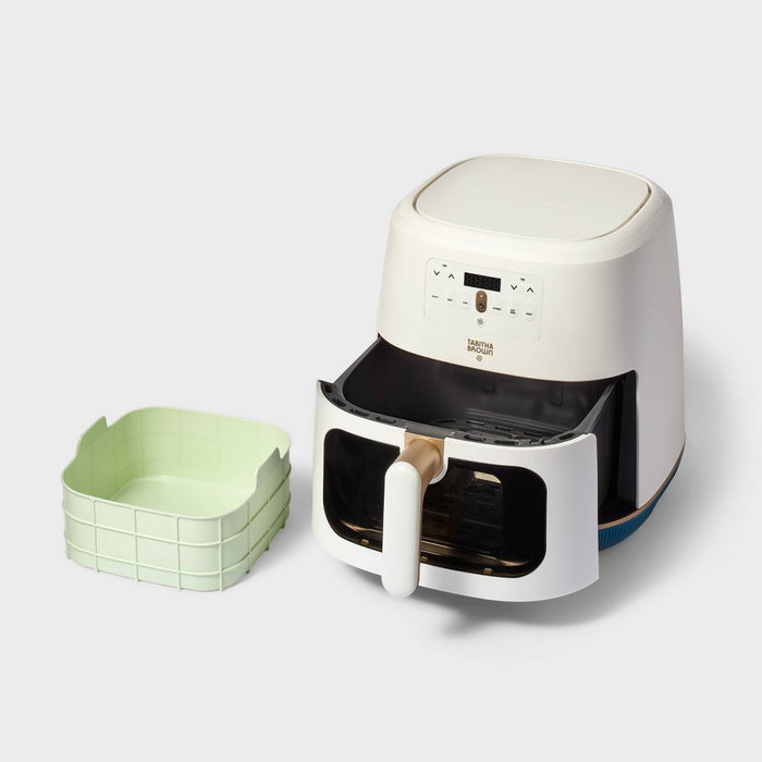 8qt Digital Air Fryer Cream - Tabitha Brown For Target: 1750W, Dishwasher-Safe Parts, Includes Fry Basket & Cake Mold (LOCAL PICKUP ONLY)