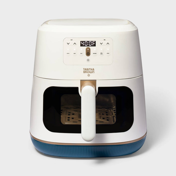 8qt Digital Air Fryer Cream - Tabitha Brown For Target: 1750W, Dishwasher-Safe Parts, Includes Fry Basket & Cake Mold (LOCAL PICKUP ONLY)
