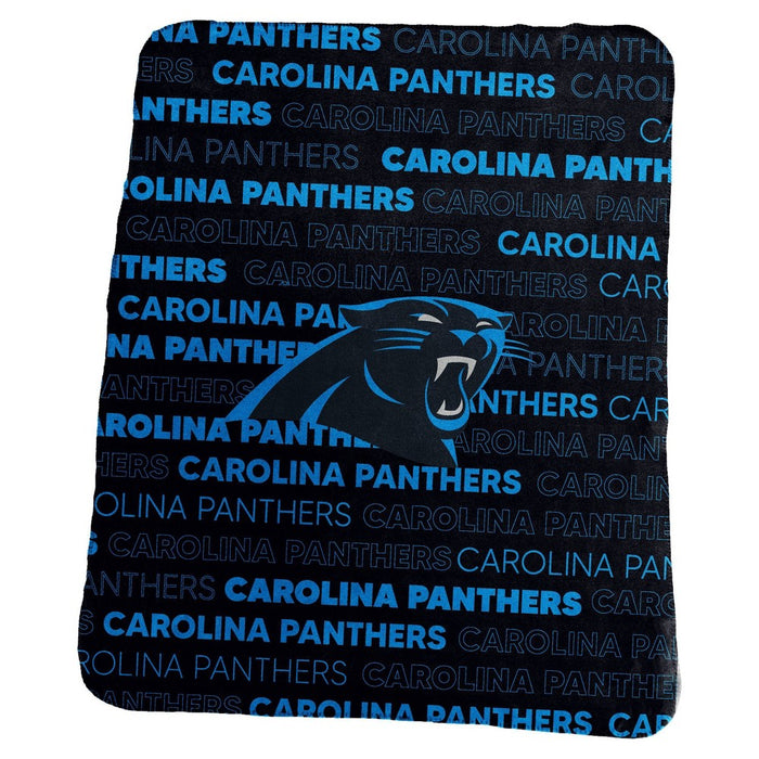 NFL Carolina Panthers Classic Fleece Throw Blanket