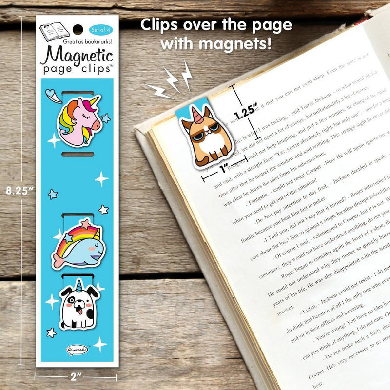 Unicorn Doodles Page Clips