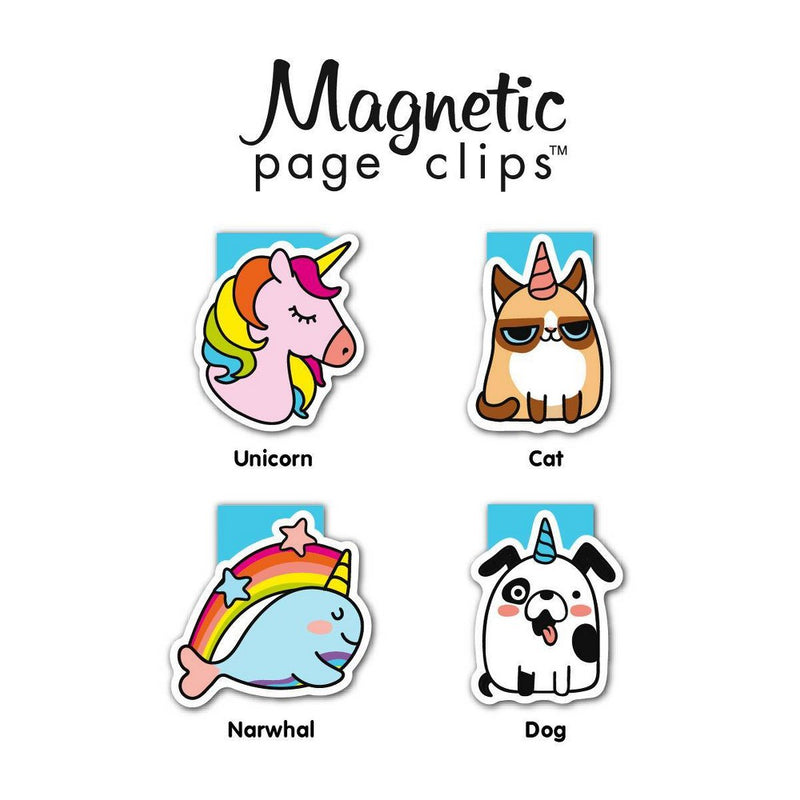 Unicorn Doodles Page Clips