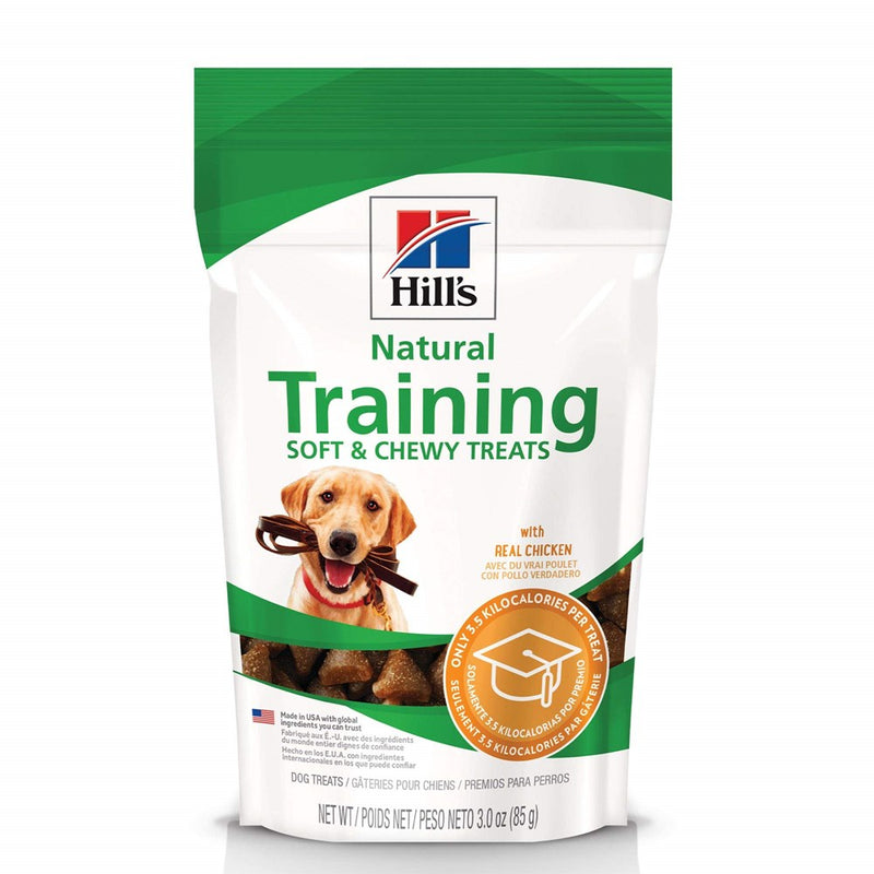 Hill's Natural Training Soft & Chewy Treats, All Life Stages, Great Taste, Dog Treats, Chicken, 3 Oz Bag