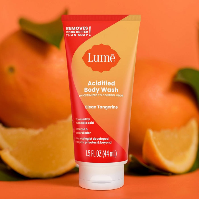 Lume Mini Body Wash - Clean Tangerine - 1.5 fl oz