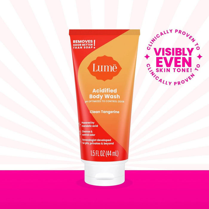 Lume Mini Body Wash - Clean Tangerine - 1.5 fl oz