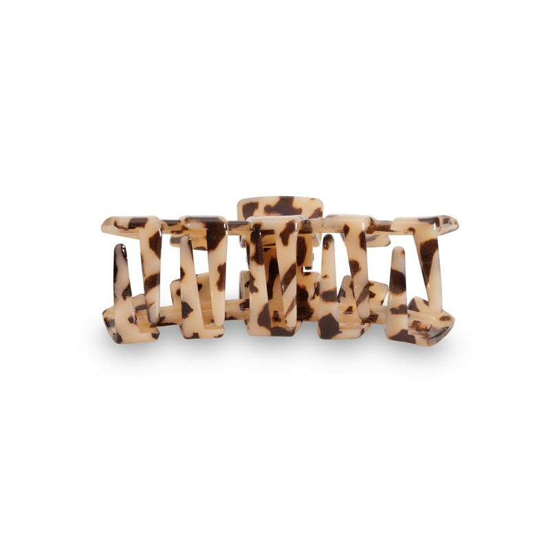 TELETIES Tortoise Large Hair Clip - Blonde