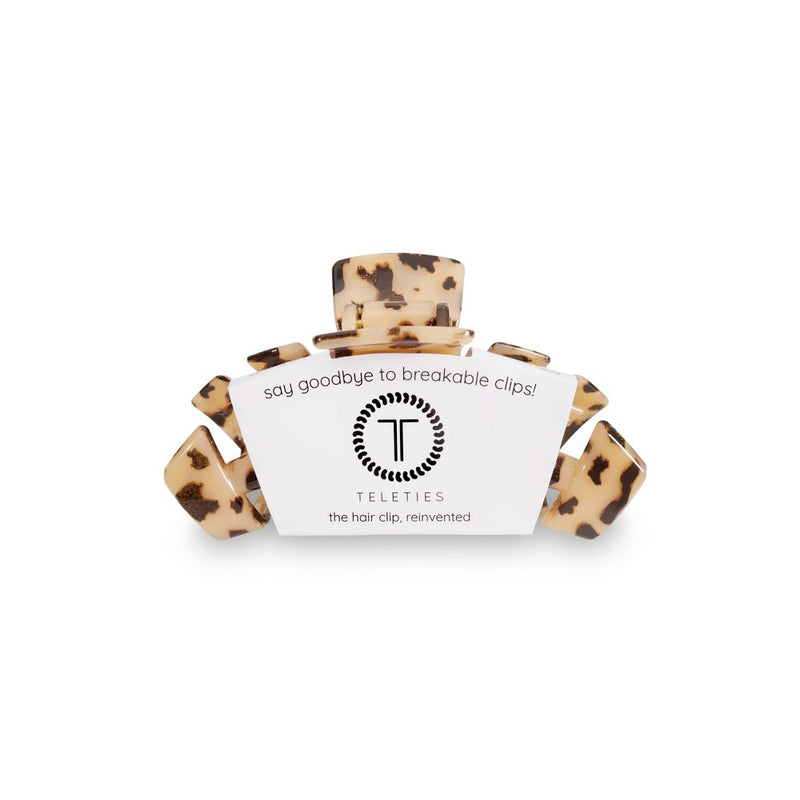 TELETIES Tortoise Large Hair Clip - Blonde
