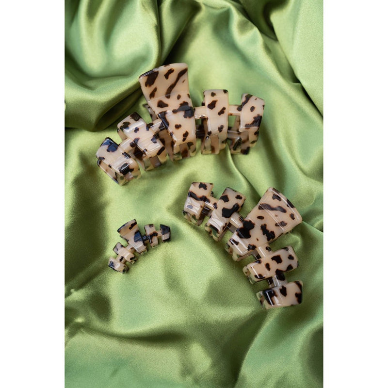 TELETIES Tortoise Large Hair Clip - Blonde