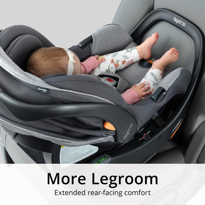 Chicco KeyFit 35 Zip ClearTex Infant Car Seat - Ash (LOCAL PICKUP ONLY)
