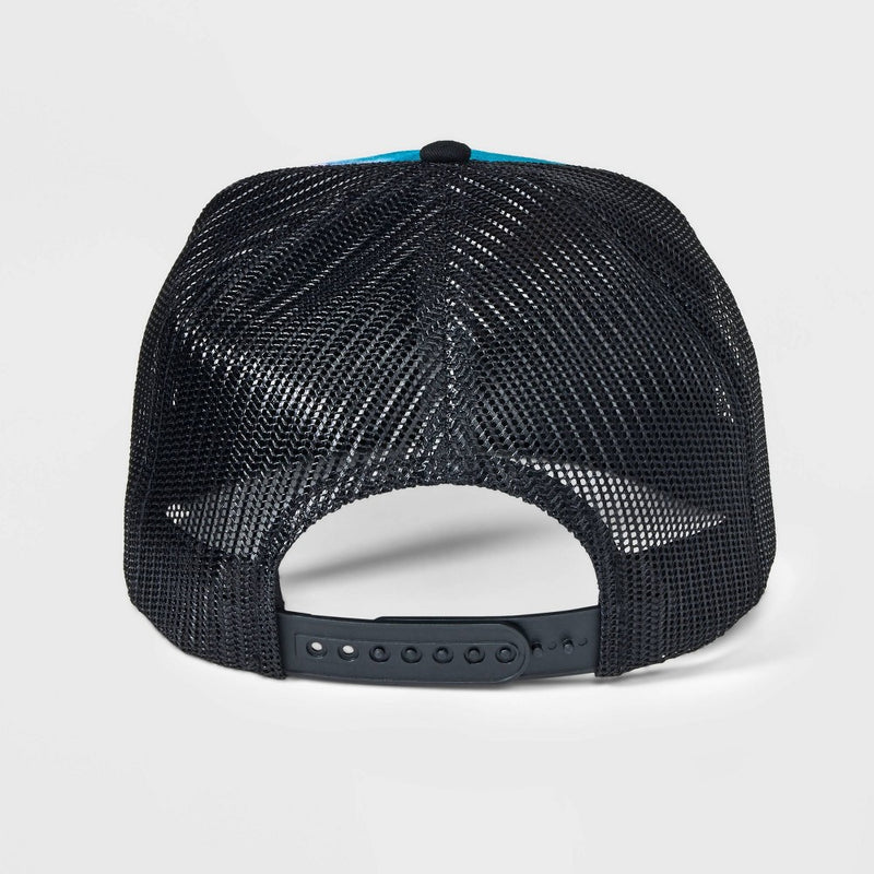 Kids' Palm Trees Trucker Hat - art class Black