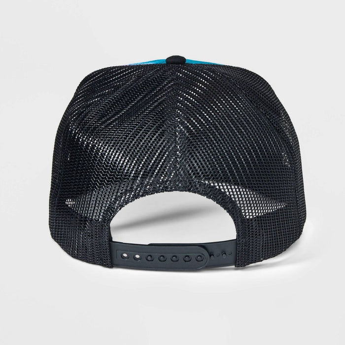 Kids' Palm Trees Trucker Hat - art class Black