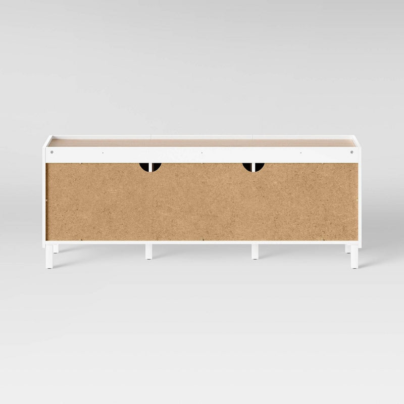 Minimal TV Stand for TVs up to 70" White - Threshold (LOCAL PICKUP ONLY)