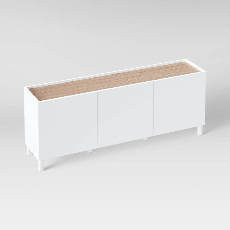 Minimal TV Stand for TVs up to 70" White - Threshold (LOCAL PICKUP ONLY)