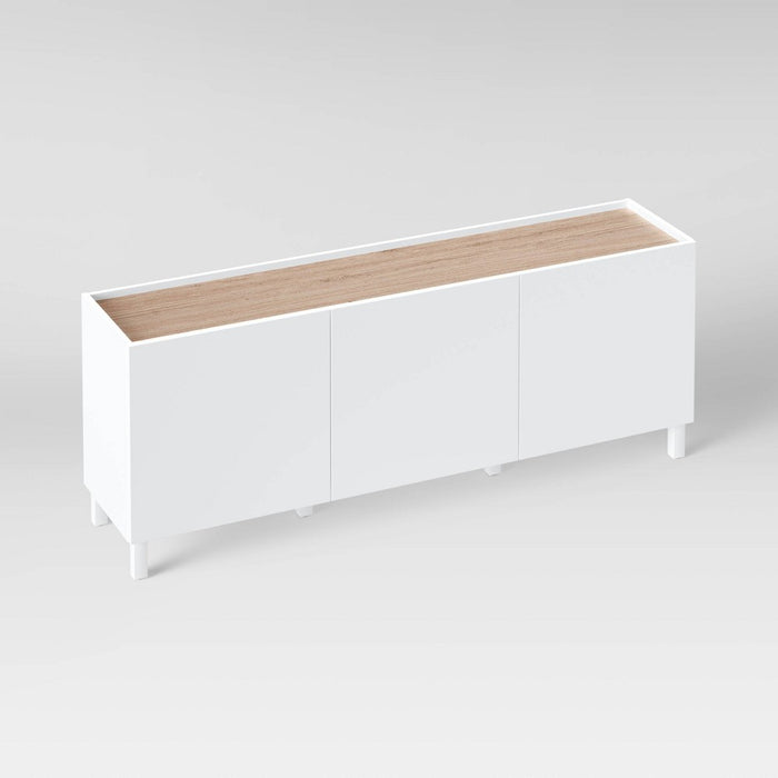 Minimal TV Stand for TVs up to 70" White - Threshold (LOCAL PICKUP ONLY)