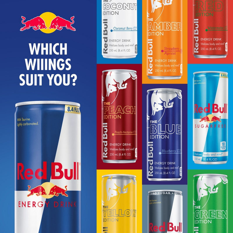 Red Bull Energy Drink - 4pk/8.4 fl oz Cans
