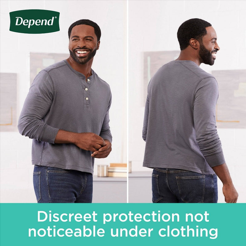 Depend Fresh Protection Adult Incontinence Disposable Underwear for Men - Maximum Absorbency - XL - Gray - 26ct