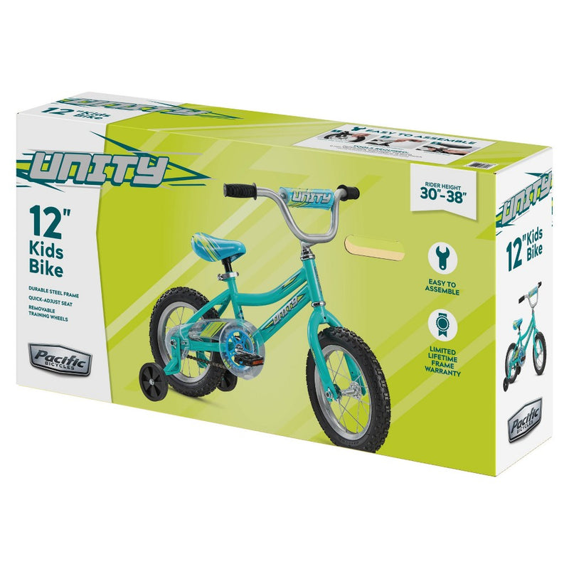 Pacific Unisex Unity 12" Kids' Bike - Teal Blue (LOCAL PICKUP ONLY)