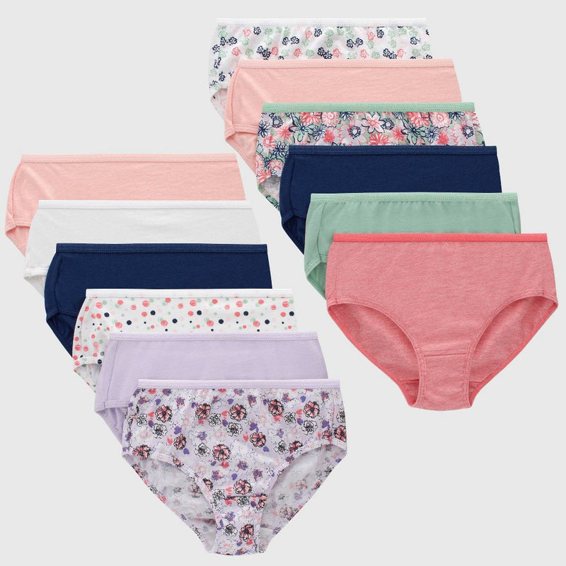 Hanes Girls' 12pk Briefs 12