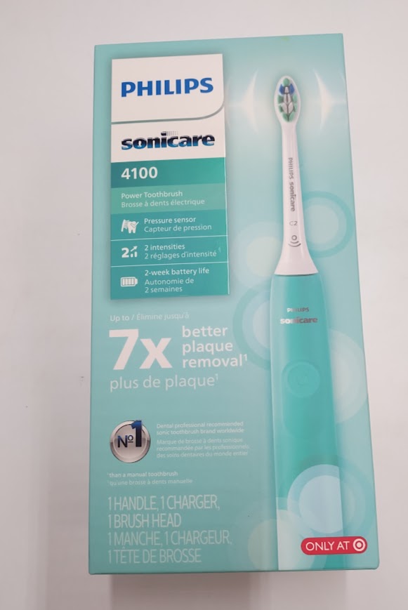 Philips Sonicare 4100 Plaque Control Rechargeable Electric Toothbrush - HX3689/23 - Turquoise