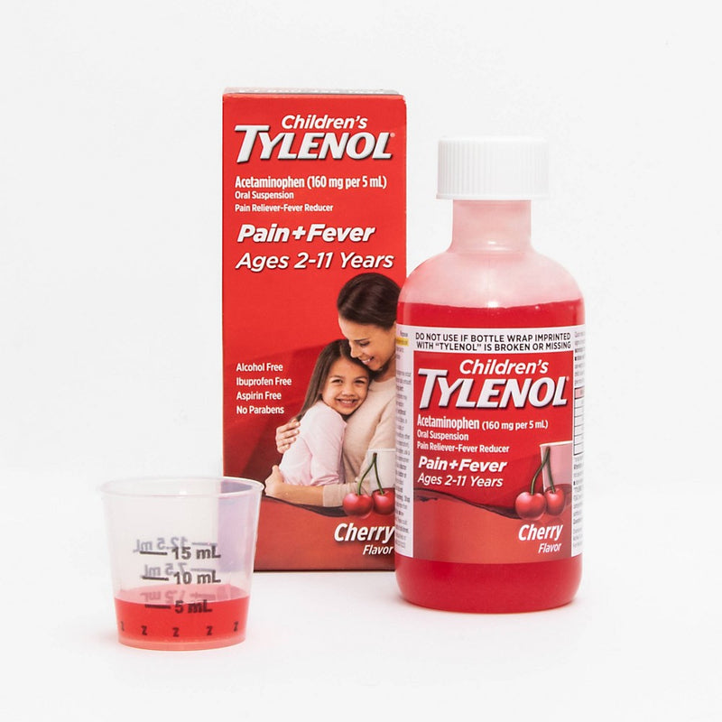 Children's Tylenol Pain + Fever Relief Liquid - Acetaminophen - Cherry - 4 fl oz